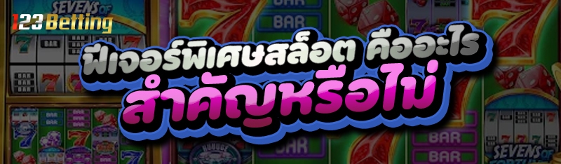 ฟีเจอร์พิเศษสล็อต คืออะไร สำคัญหรือไม่