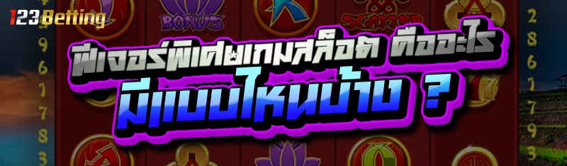 ฟีเจอร์พิเศษเกมสล็อต คืออะไร มีแบบไหนบ้าง ?